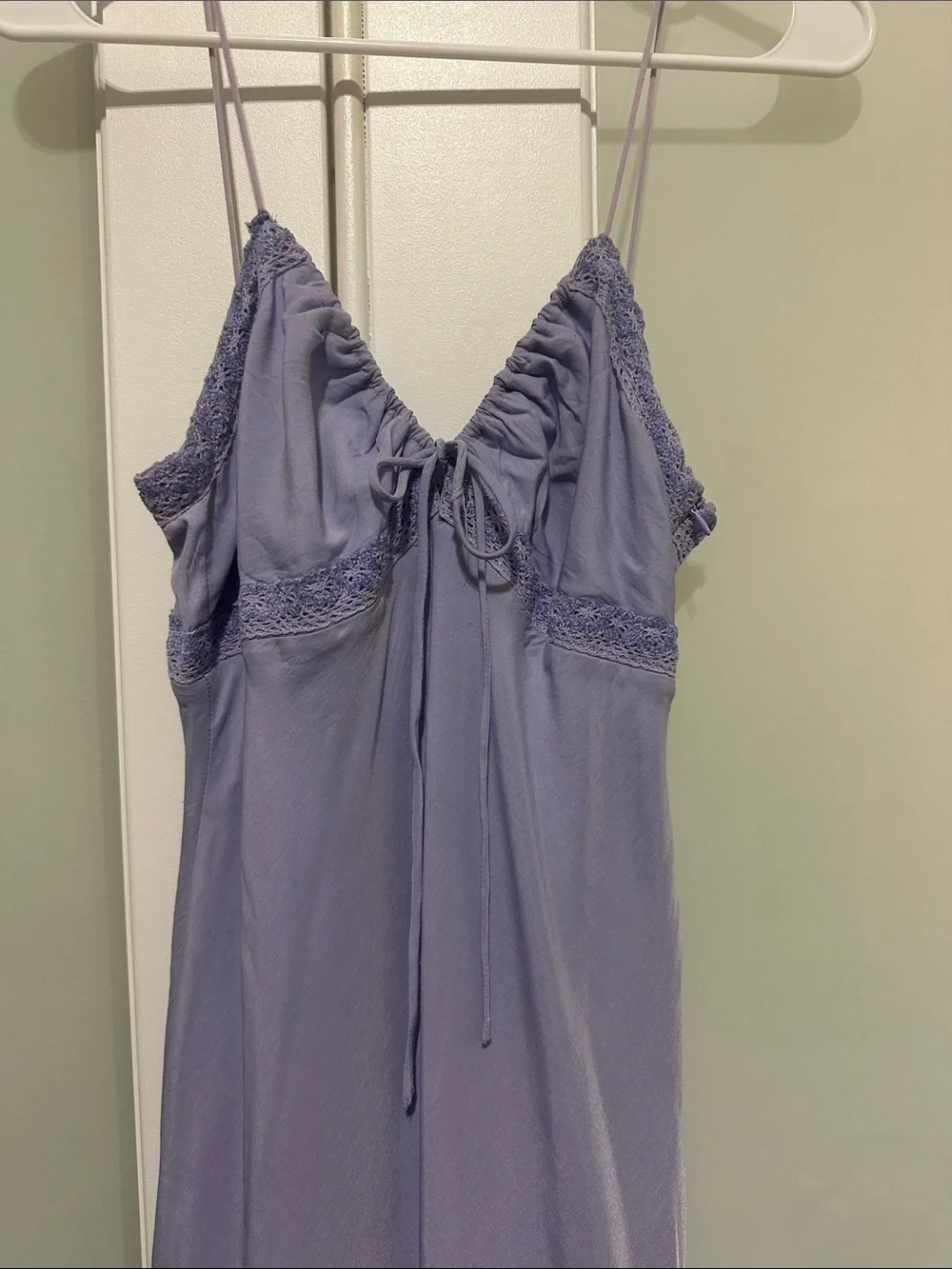 Princess Polly Lilac Ruched Neckline Maxi Dress - Picture 3 of 10